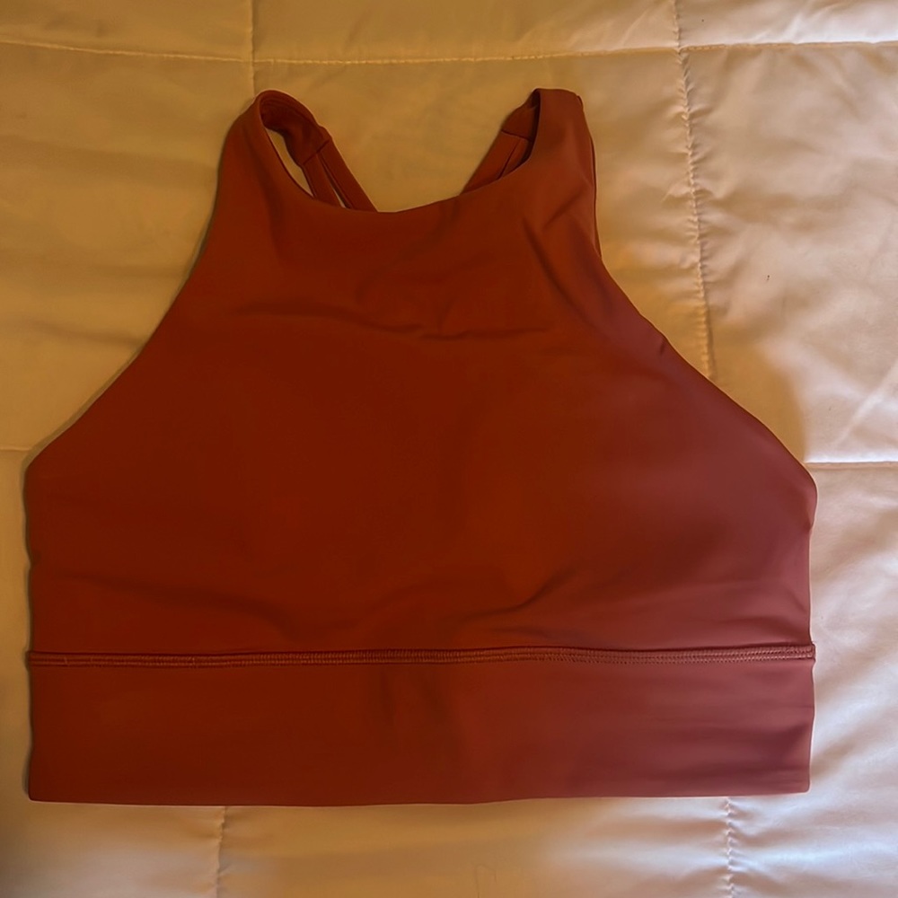 lulu lemon high neck sports bra